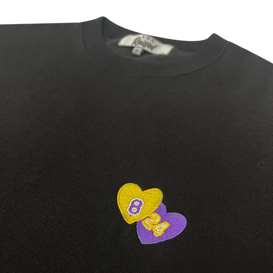 8. 24 Hearts Crewneck