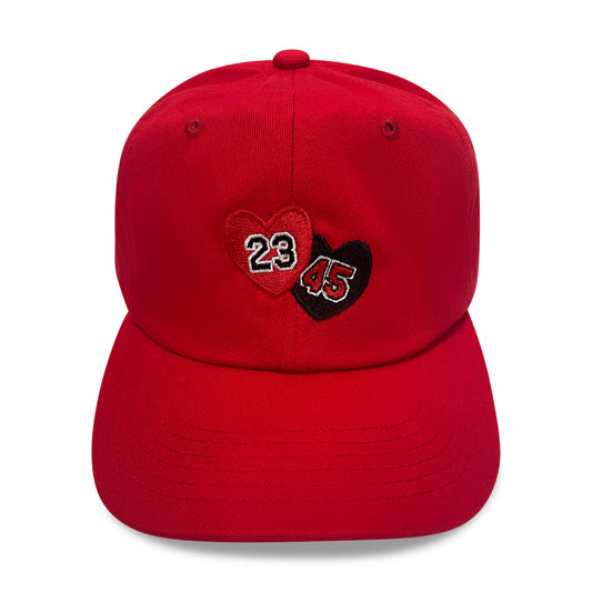 23. 45 Hearts Dad Hat