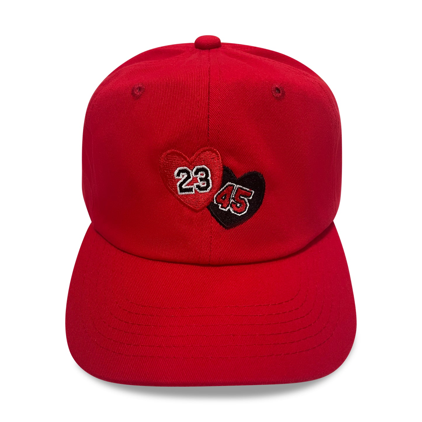 23. 45 Hearts Dad Hat